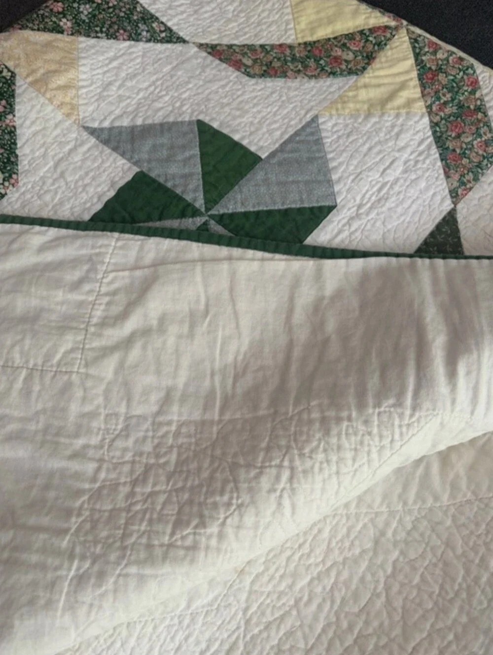 Vintage Handmade Patchwork Quilt